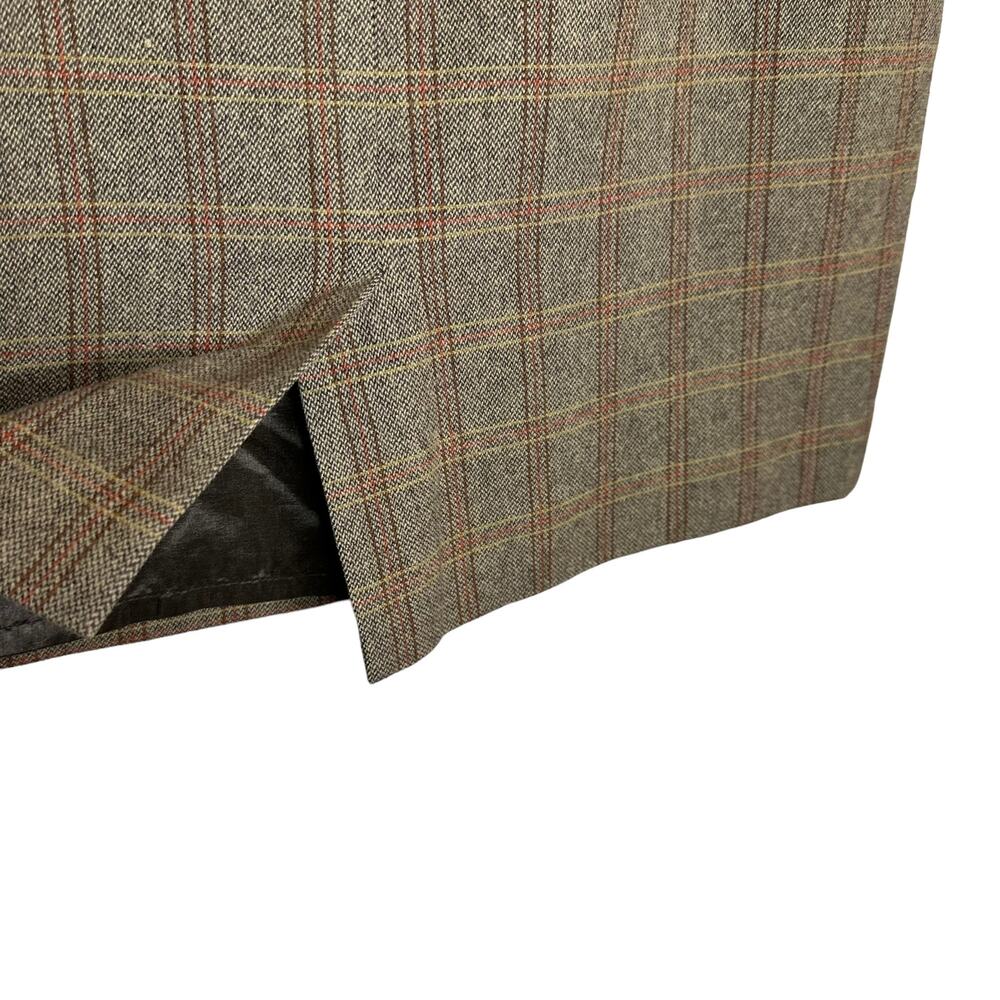 Pendleton Virgin Wool Tiny Houndstooth Plaid Knee… - image 6